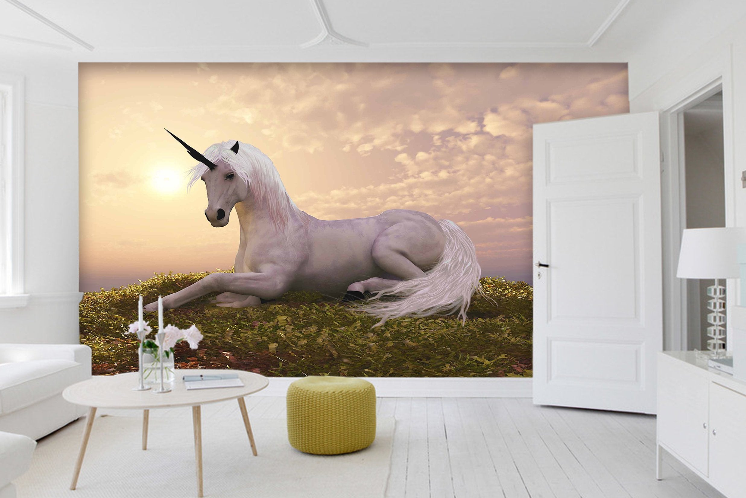 3D Dusk Unicorn 122 Wallpaper AJ Wallpaper