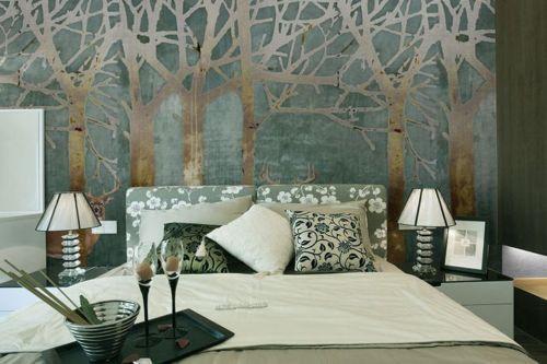 Blue Forest Deer Wallpaper AJ Wallpaper 2