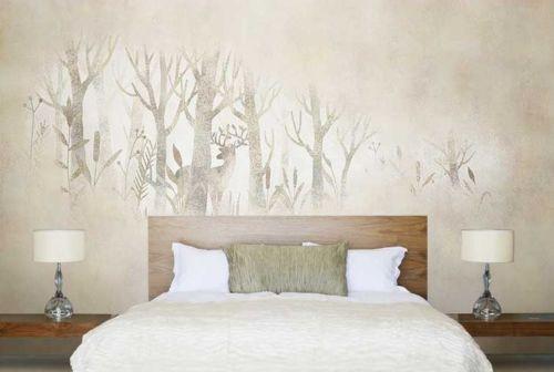 Hazy Elks Forest Wallpaper AJ Wallpaper 2