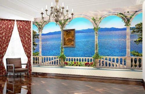 Pillars And Sea Wallpaper AJ Wallpaper 2