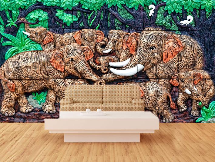 Elephant Family 121 Wallpaper AJ Wallpaper