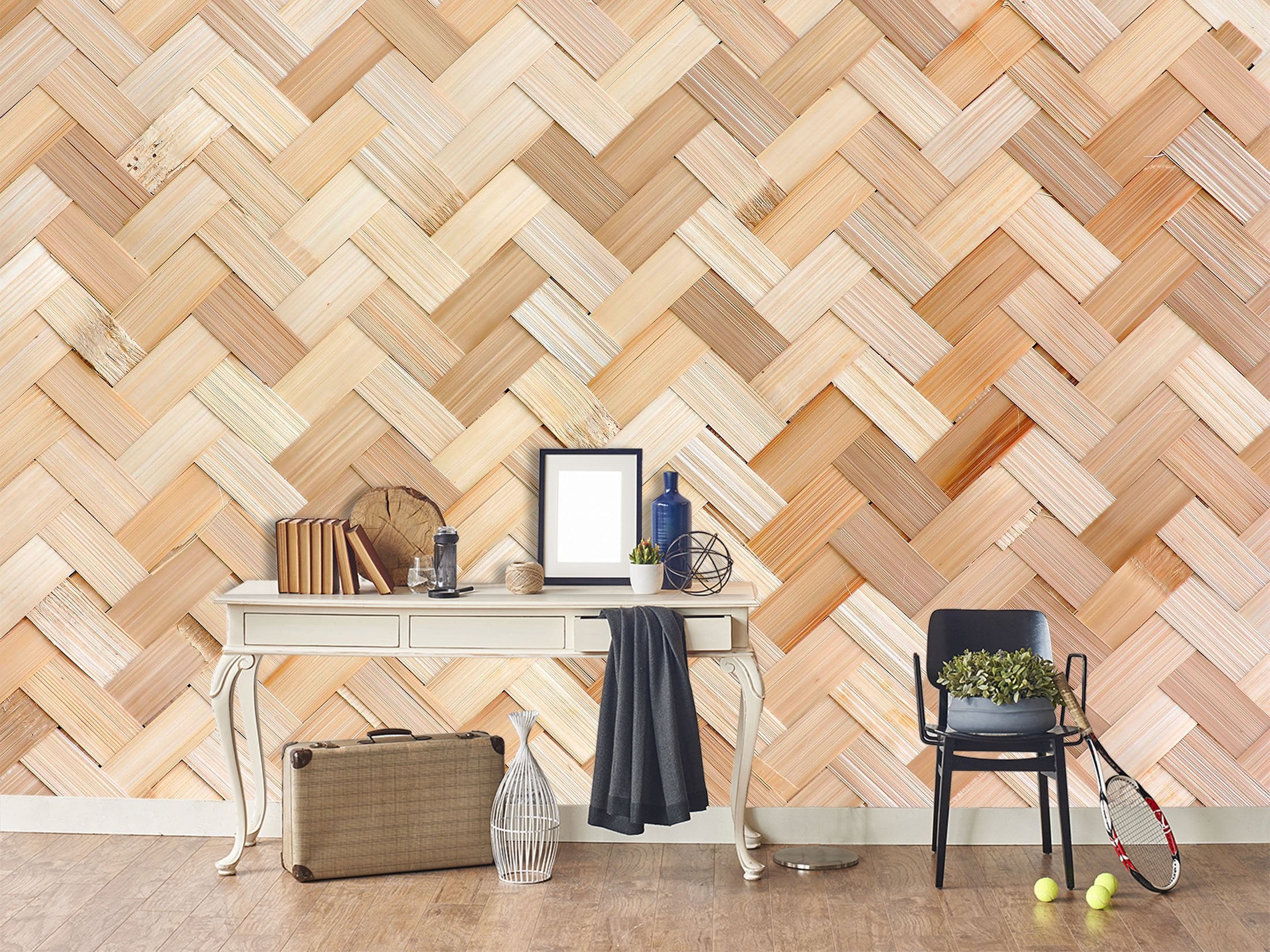 3D Bamboo Mat 103 Wall Murals Wallpaper AJ Wallpaper 2