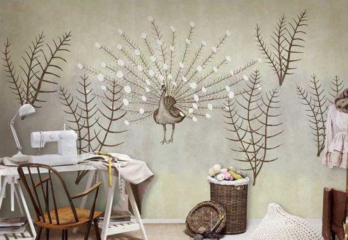 Elegant Peacock Wallpaper AJ Wallpaper 2