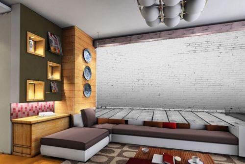 White Bricks Wallpaper AJ Wallpaper 2