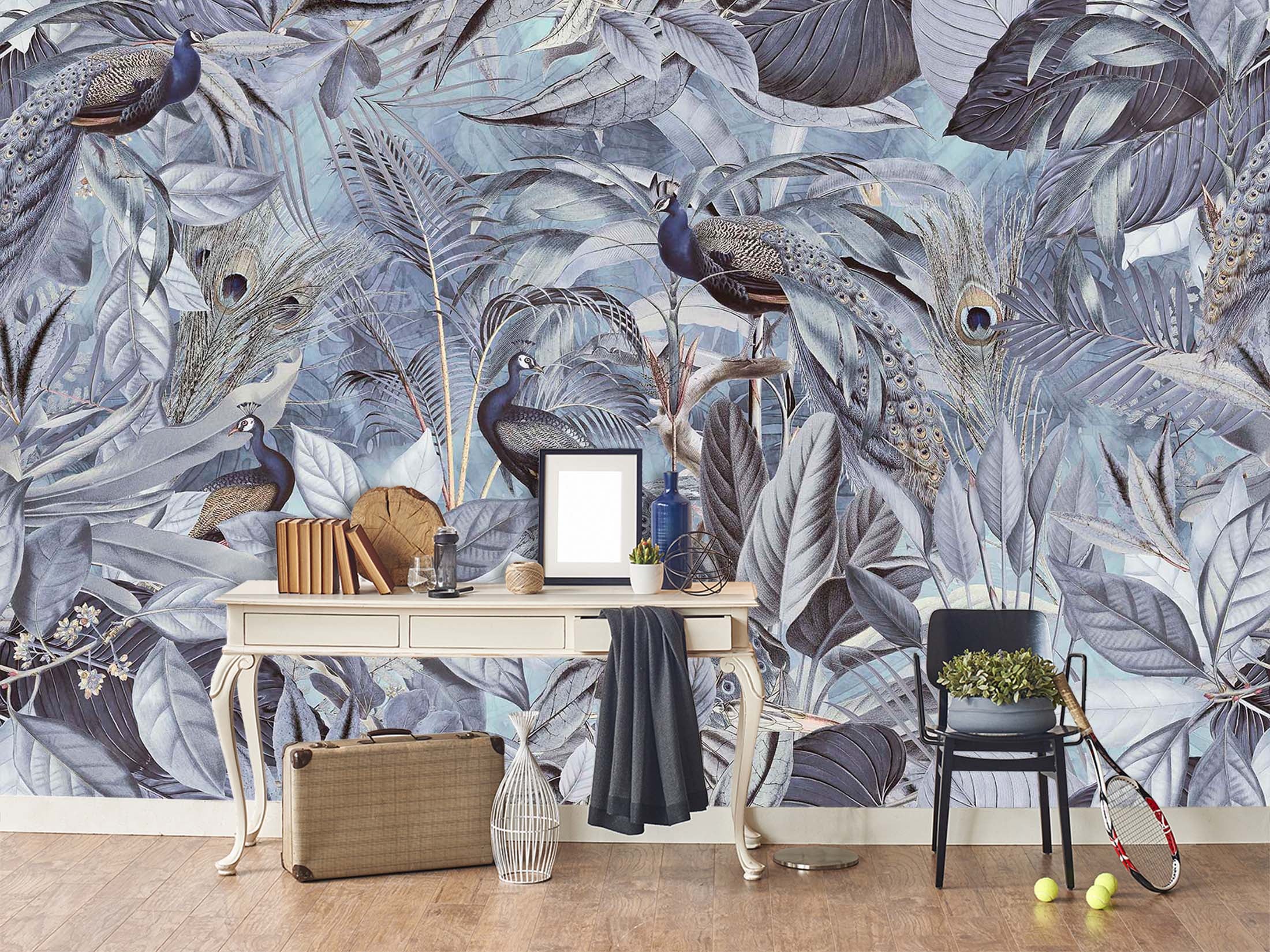 3D Night Forest 1007 Andrea haase Wall Mural Wall Murals