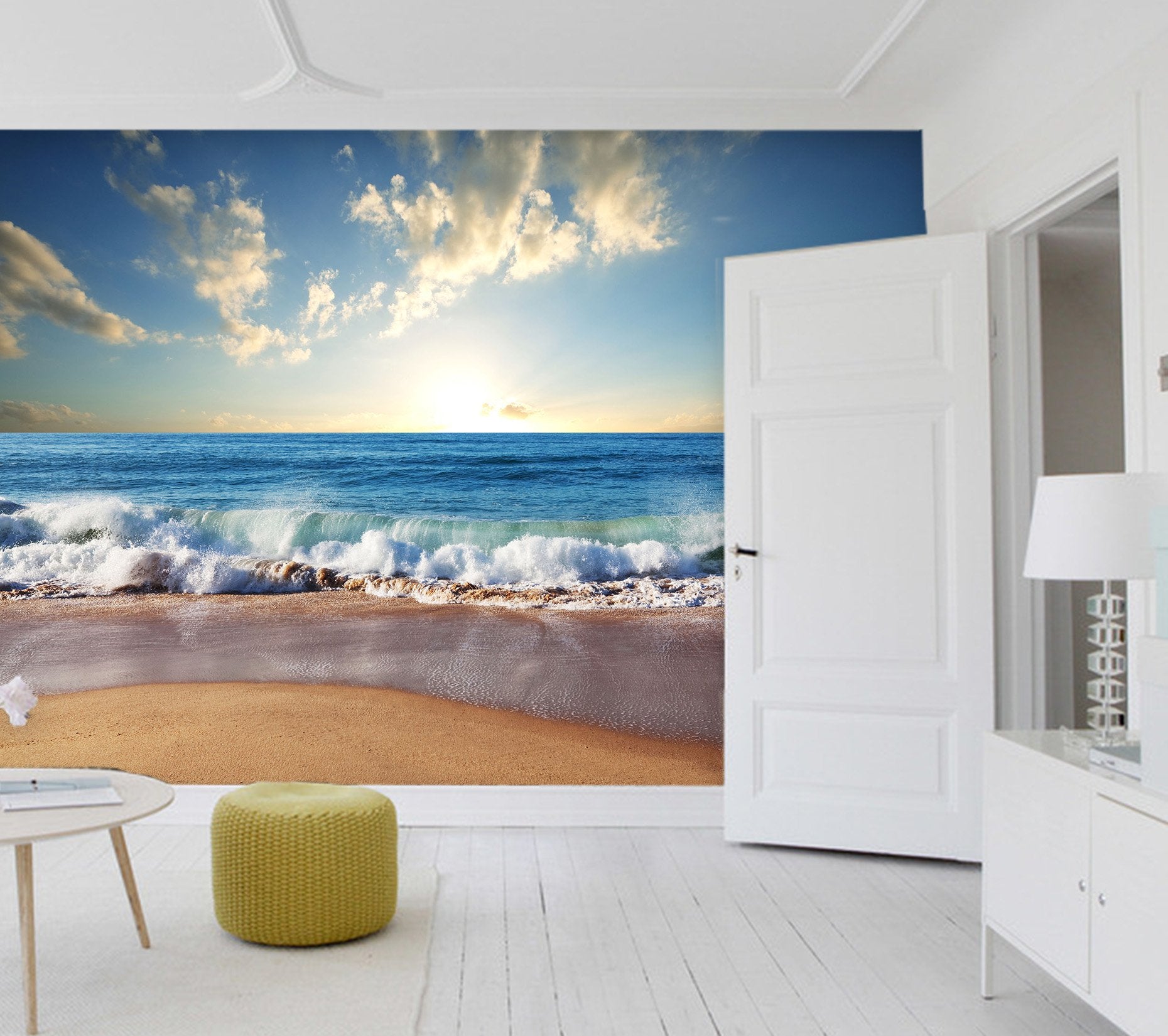 3D Beach Ocean 36 Wall Murals Wallpaper AJ Wallpaper 2