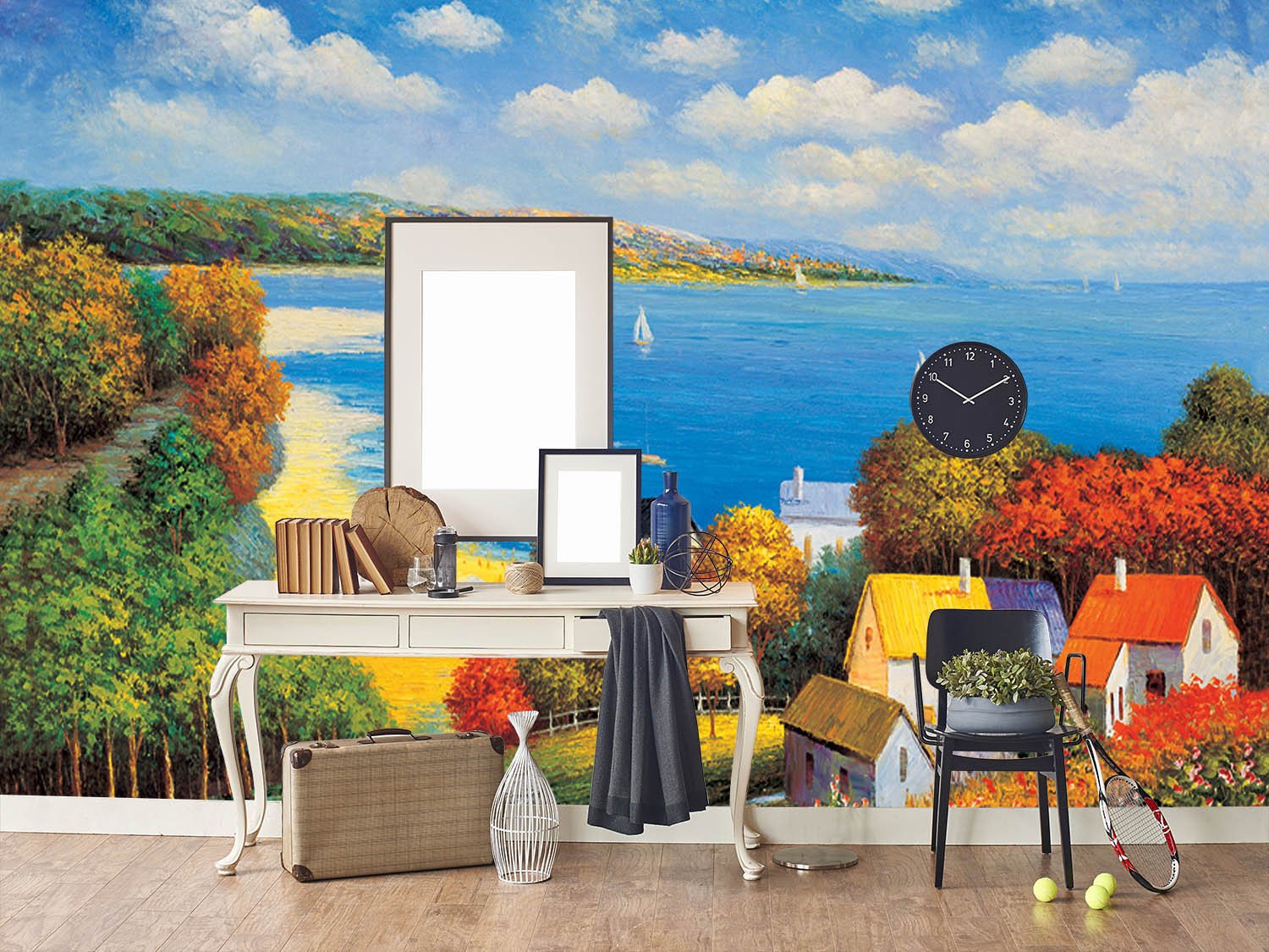 Beach Village Wallpaper AJ Wallpaper