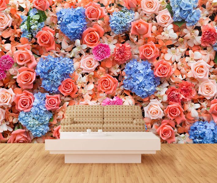 3D Rosy Flower 827 Wallpaper AJ Wallpaper