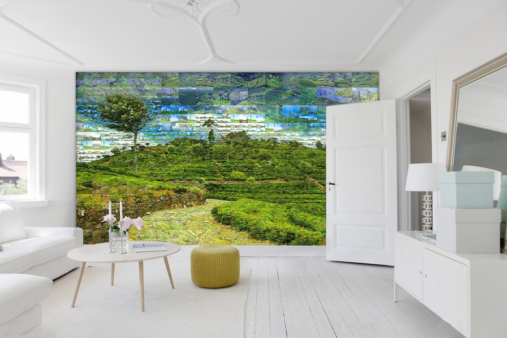 3D Green Plants Hill 787 Wallpaper AJ Wallpaper