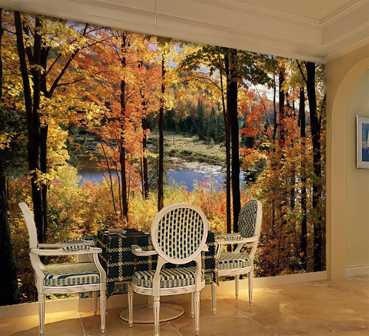 Colorful Forest Wallpaper AJ Wallpaper