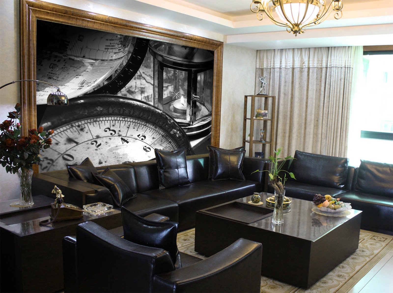 Tellurion And Clock Wallpaper AJ Wallpaper