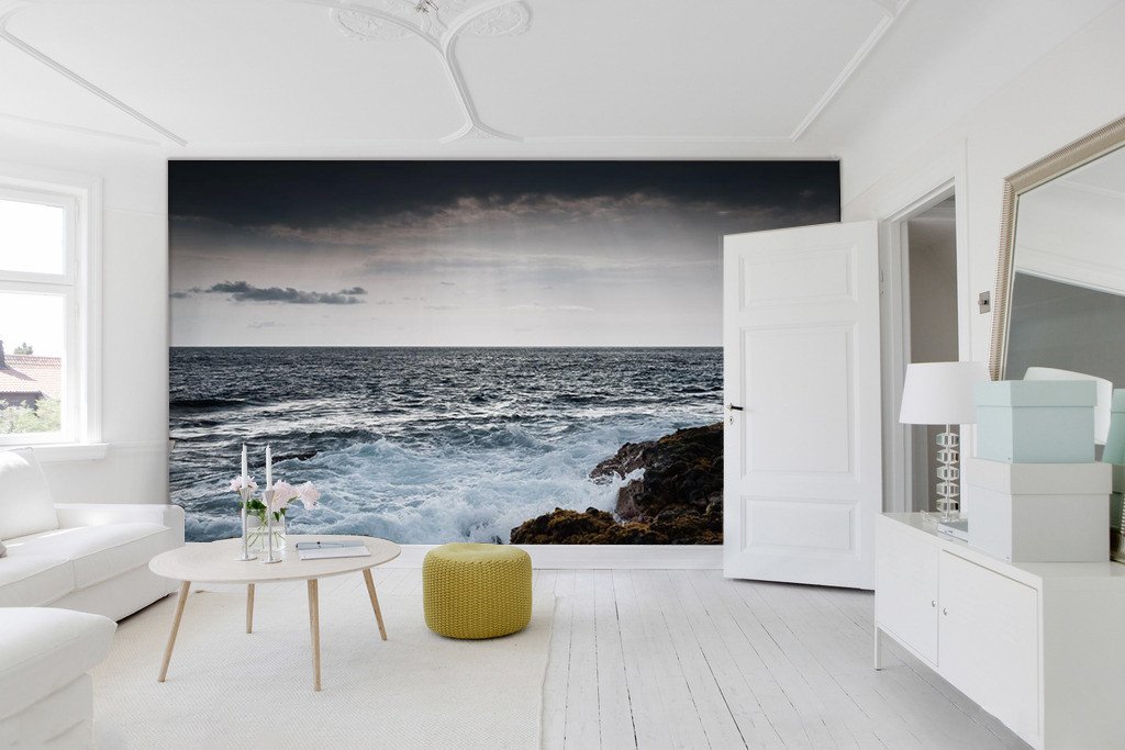 Dark Clouds Shrouded Sea 82 Wallpaper AJ Wallpaper 1