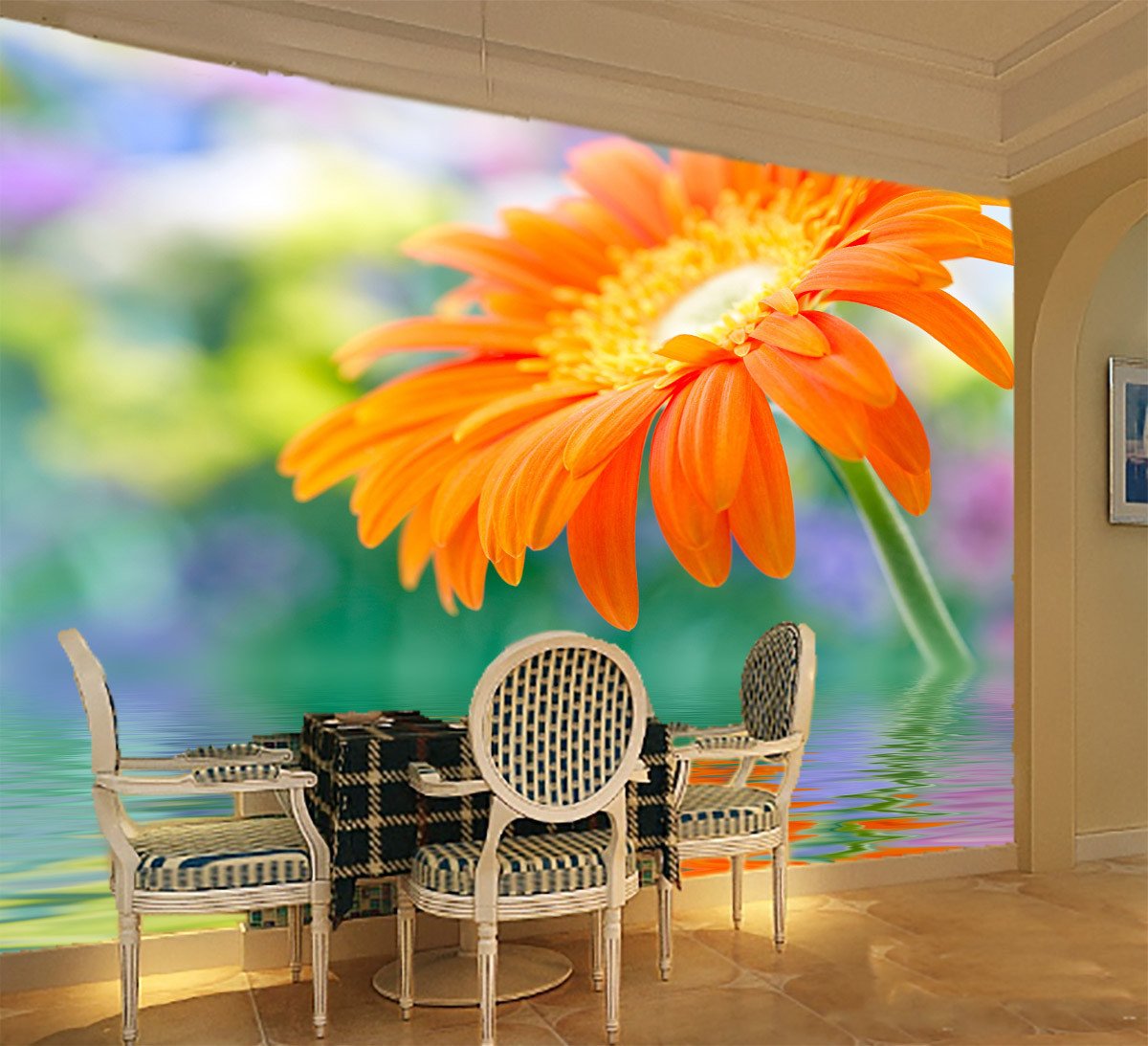 Orange Chrysanthemum 1 Wallpaper AJ Wallpaper