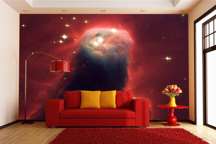 Red Stars Sky Wallpaper AJ Wallpaper