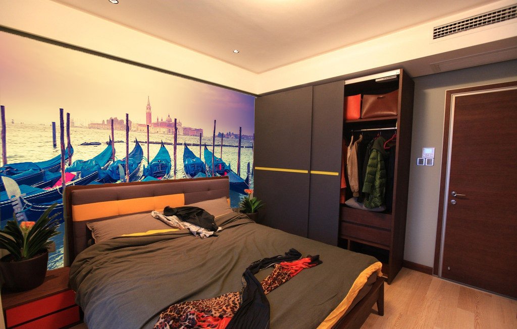 Curved Boats Wallpaper AJ Wallpaper