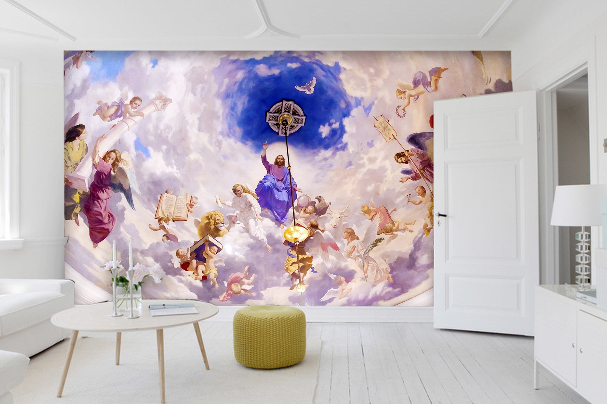 3D Angel Of Peace 1561 Wall Murals