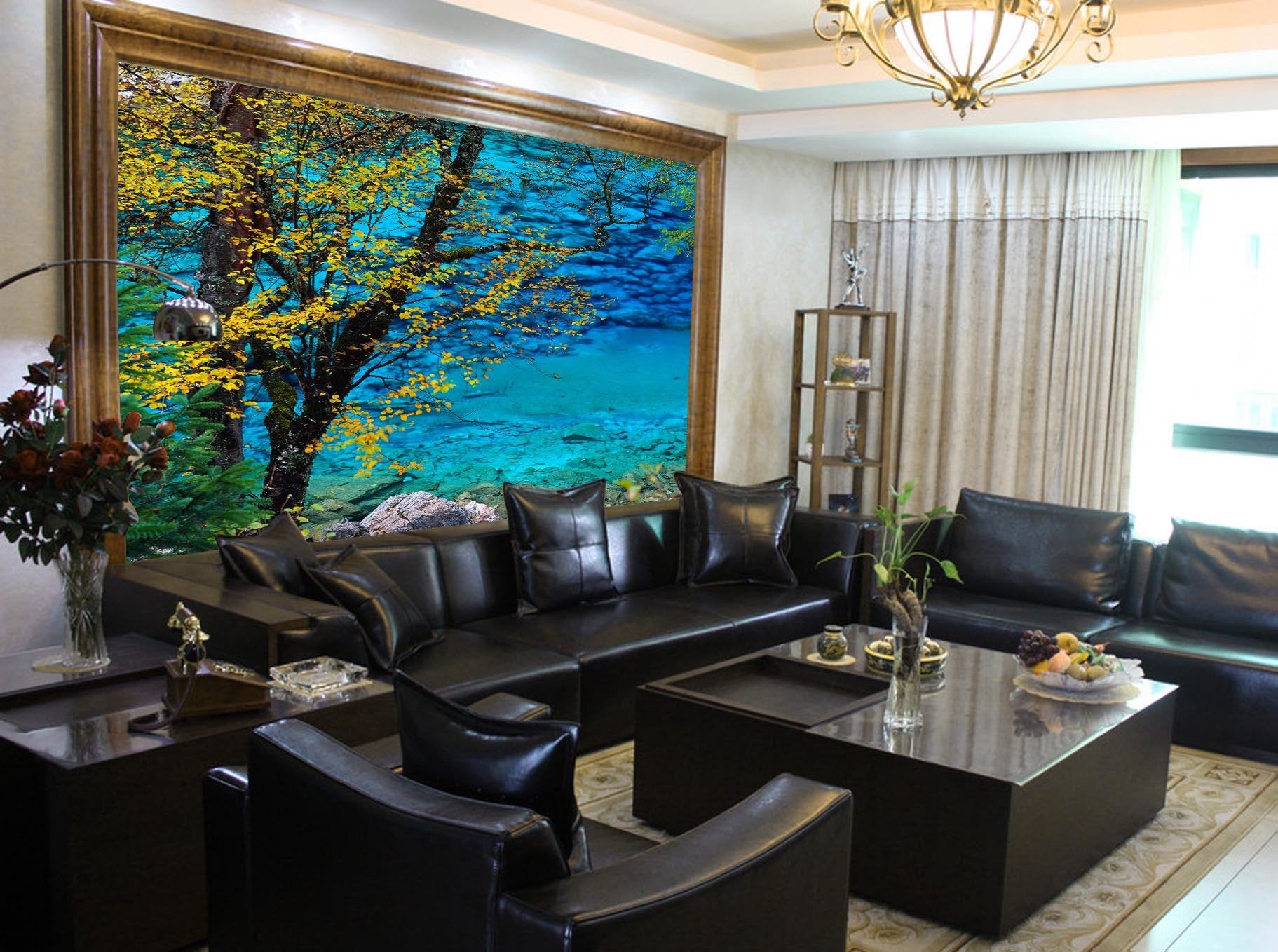 Crystal-Clear Blue Water Wallpaper AJ Wallpaper