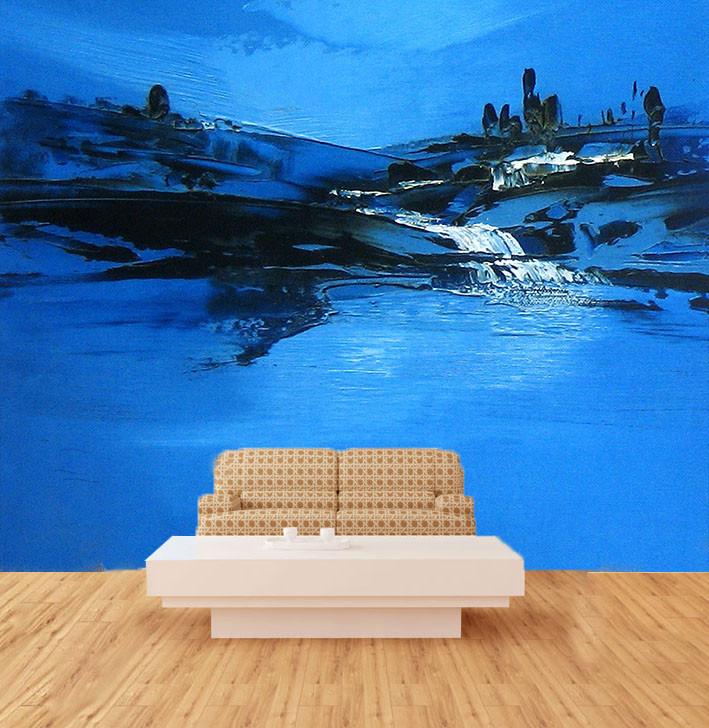 Oil Painting River 1 Wallpaper AJ Wallpaper