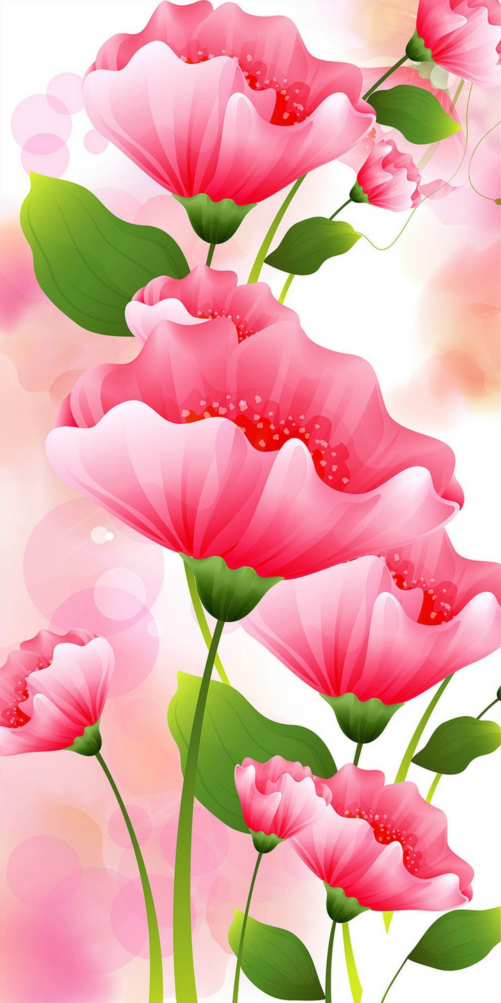 3D Pretty Flowers 1430 Stair Risers Wallpaper AJ Wallpaper
