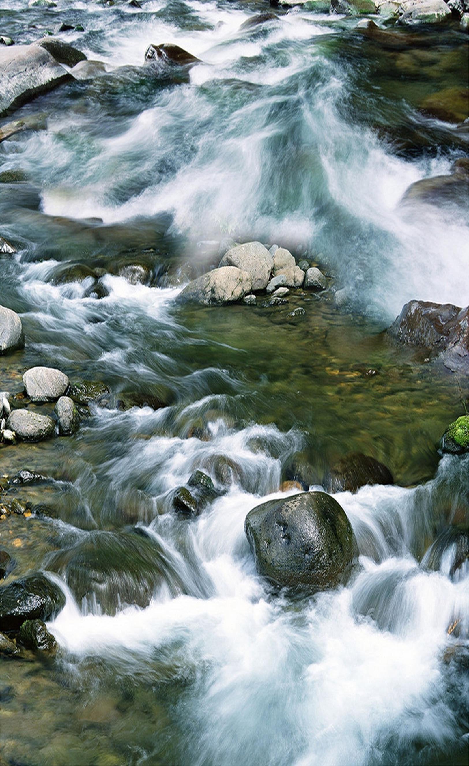 3D River Current 1427 Stair Risers Wallpaper AJ Wallpaper