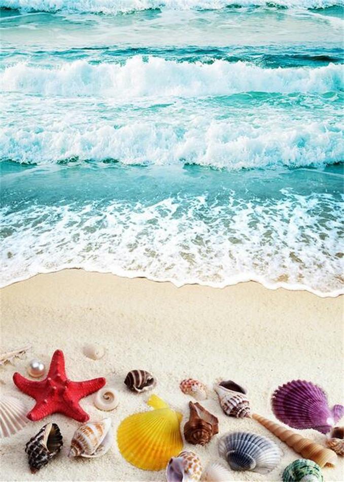 3D Beach Treasures 60 Stair Risers Wallpaper AJ Wallpaper