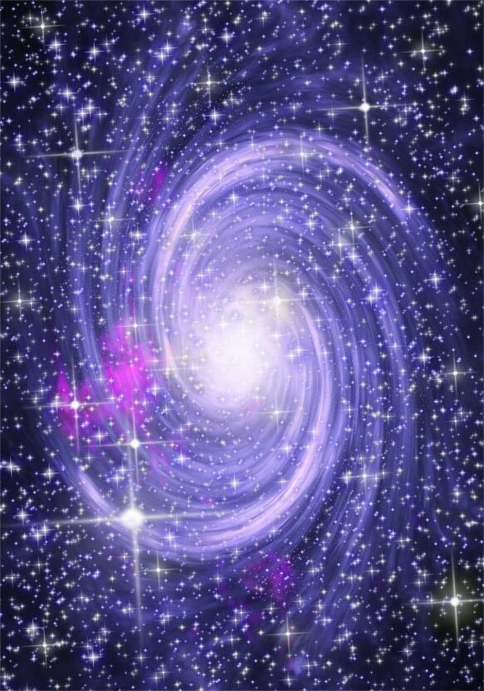 3D Shining Stars Spiral Nebula 594 Stair Risers Wallpaper AJ Wallpaper