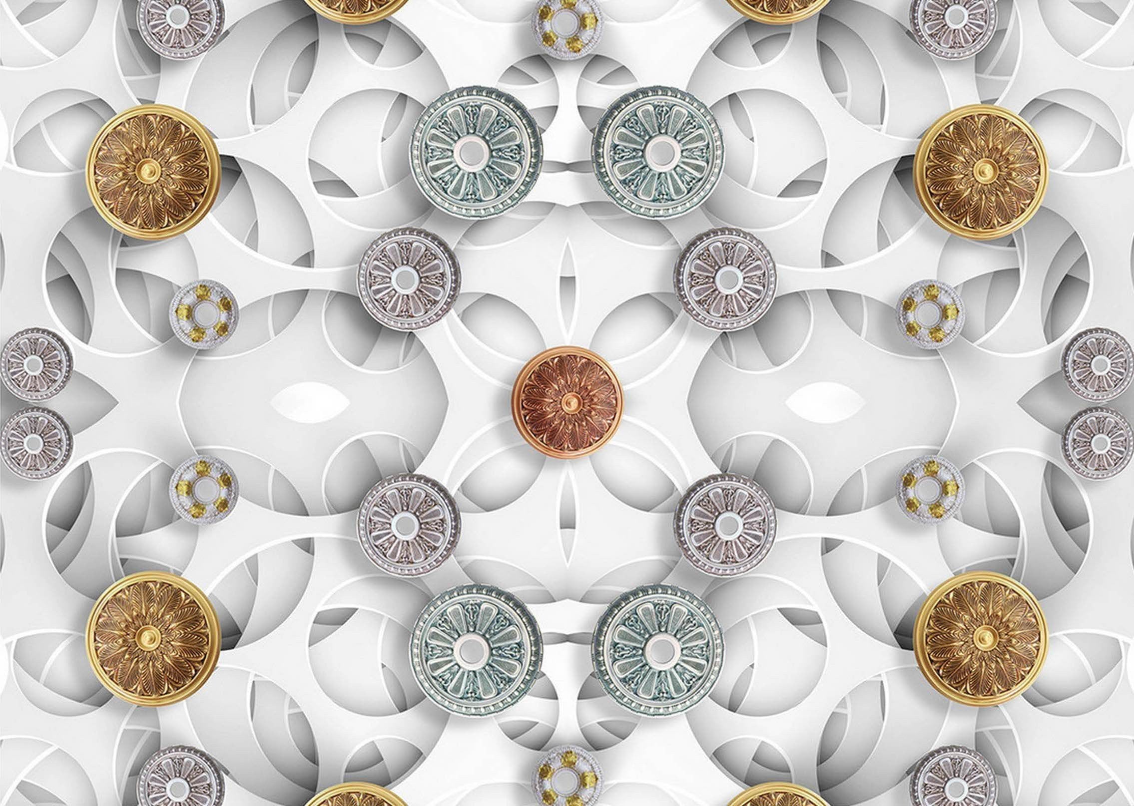 3D Carving Pattern 157 Kitchen Mat Floor Mural Wallpaper AJ Wallpaper