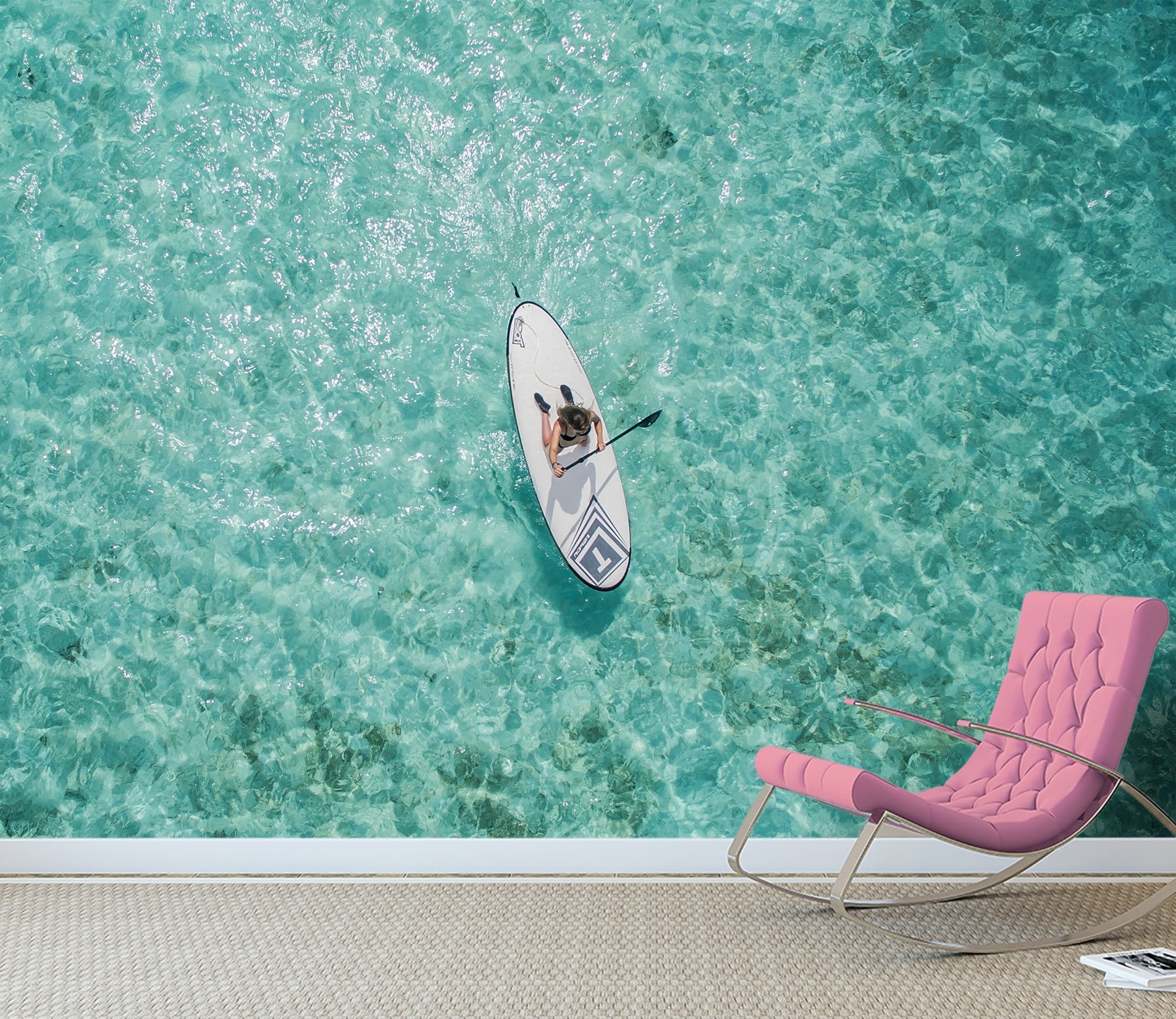 3D Small Boat 117 Wallpaper AJ Wallpaper