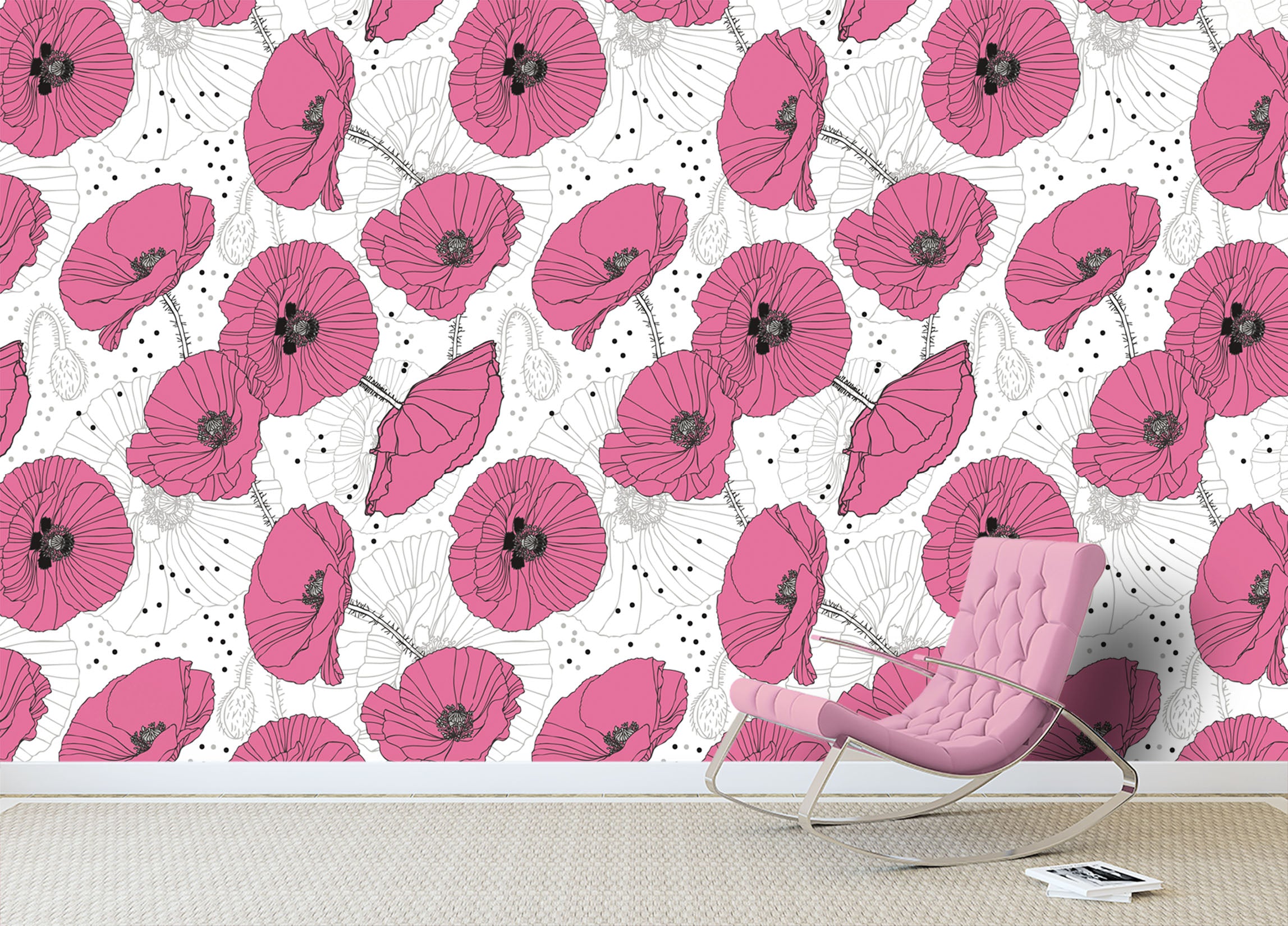 3D Pink Trumpet Flower 321