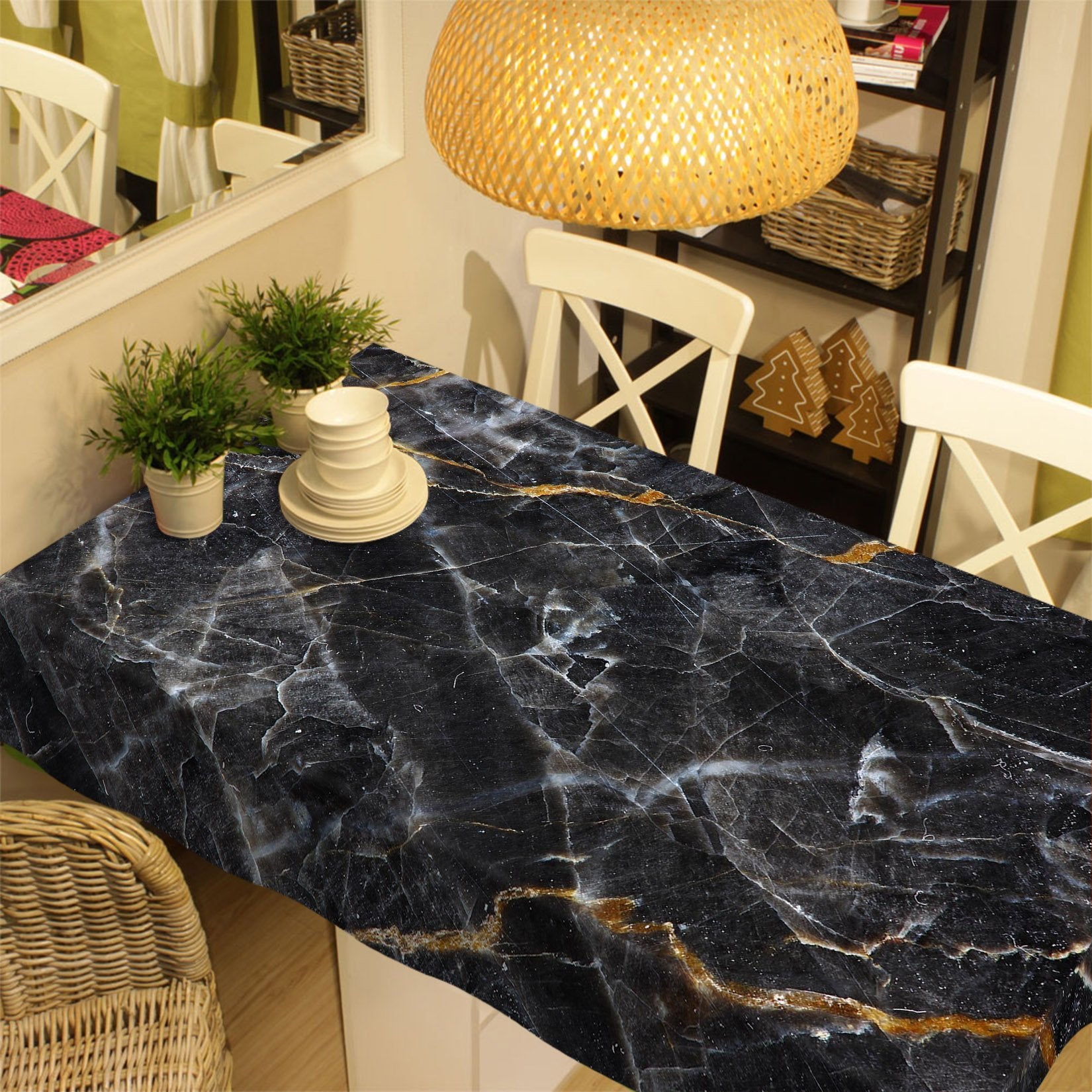 3D Marble Crack 25 Tablecloths Wallpaper AJ Wallpaper