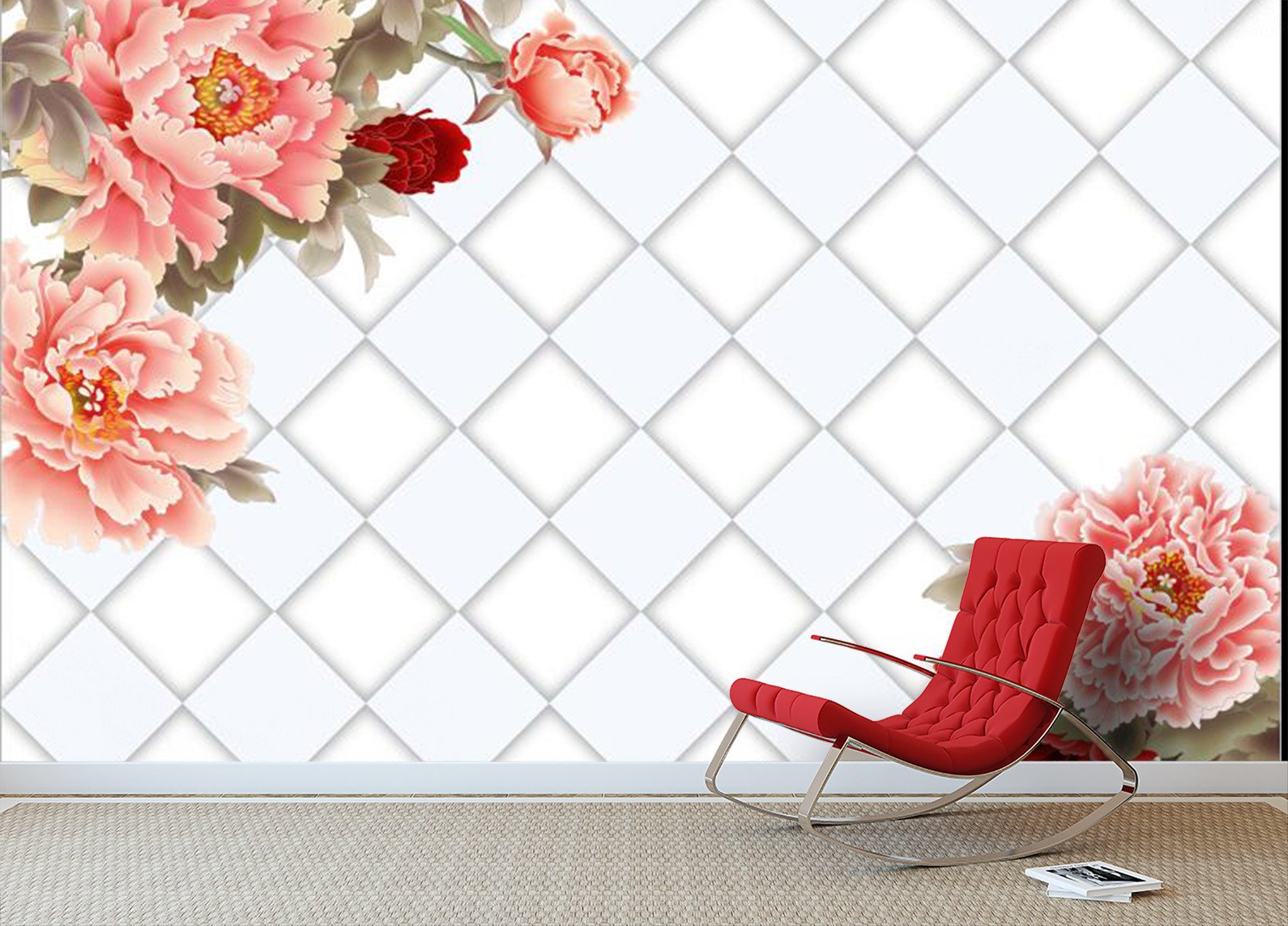 Pink Blossoming Flower 636 Wallpaper AJ Wallpaper 1