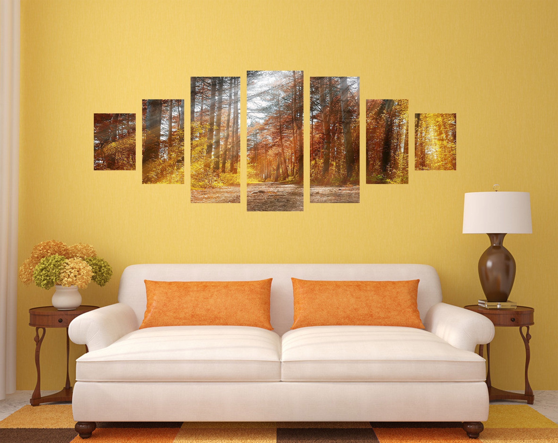 3D Falling Sunshine 184 Unframed Print Wallpaper Wallpaper AJ Wallpaper