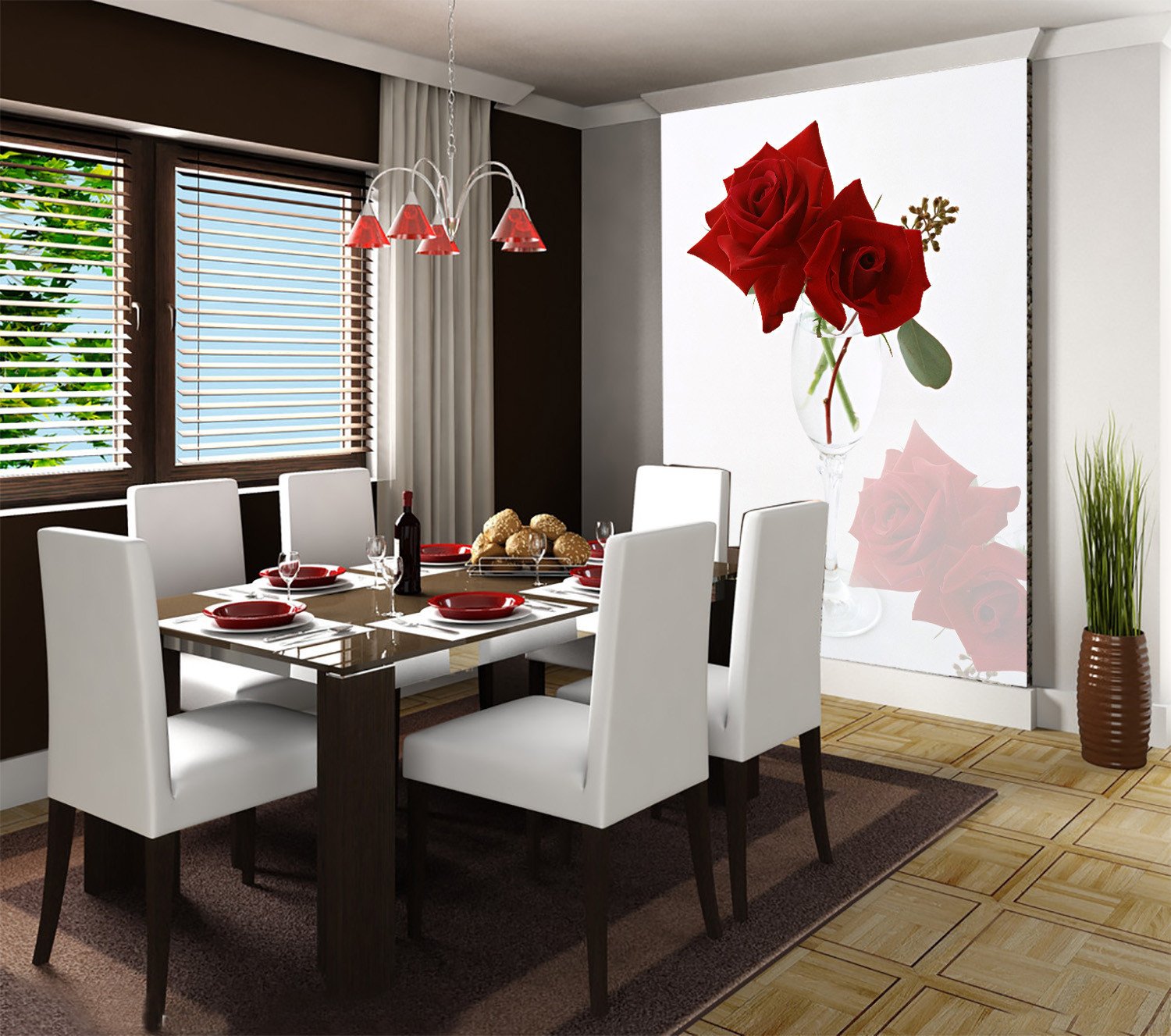 Romantic Red Roses Wallpaper AJ Wallpaper