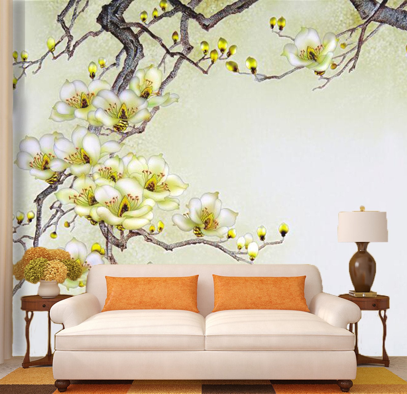 Ink Branch Pear 33 Wallpaper AJ Wallpaper 1