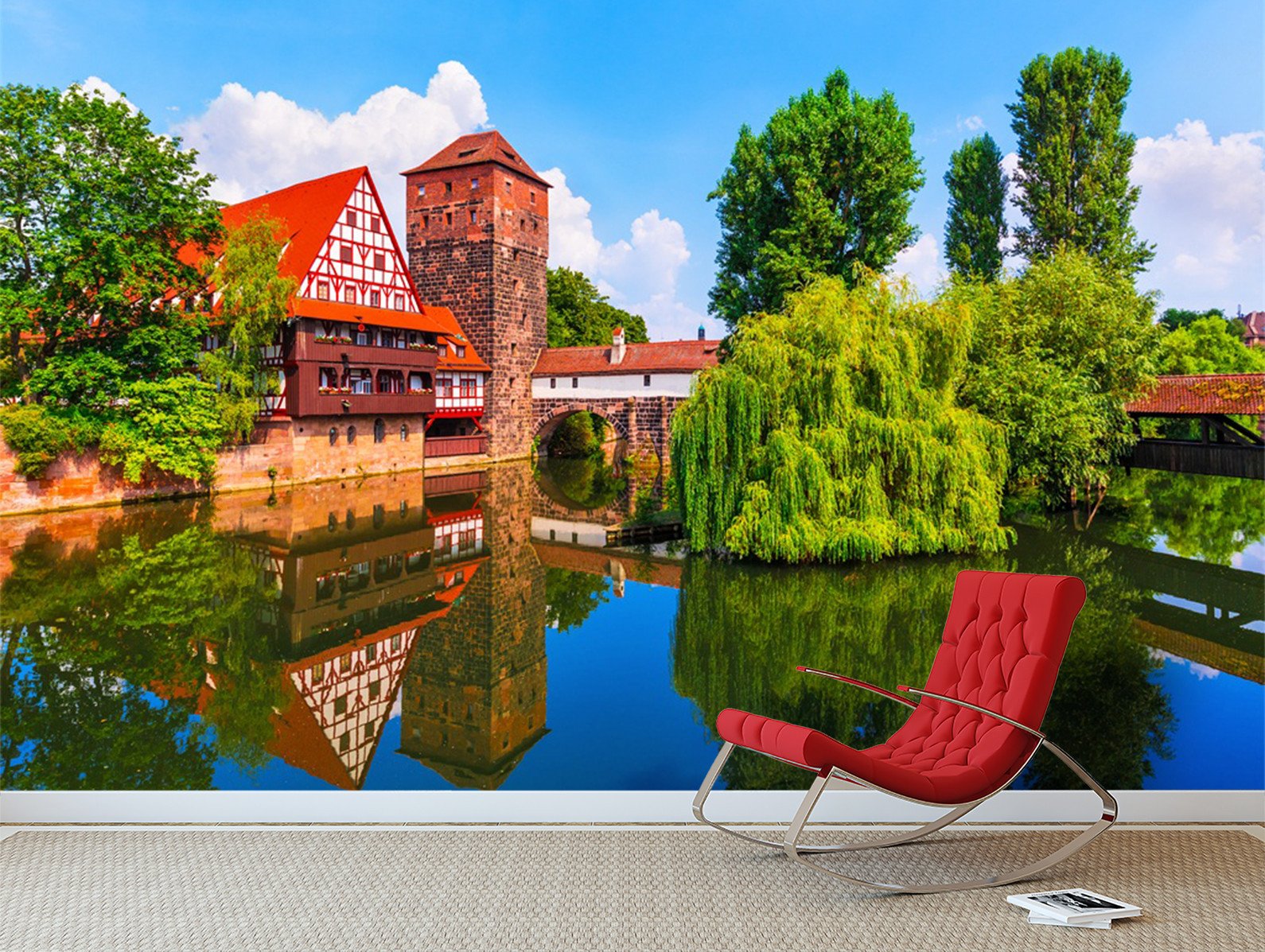 3D Lakeside Houses 82 Wallpaper AJ Wallpaper