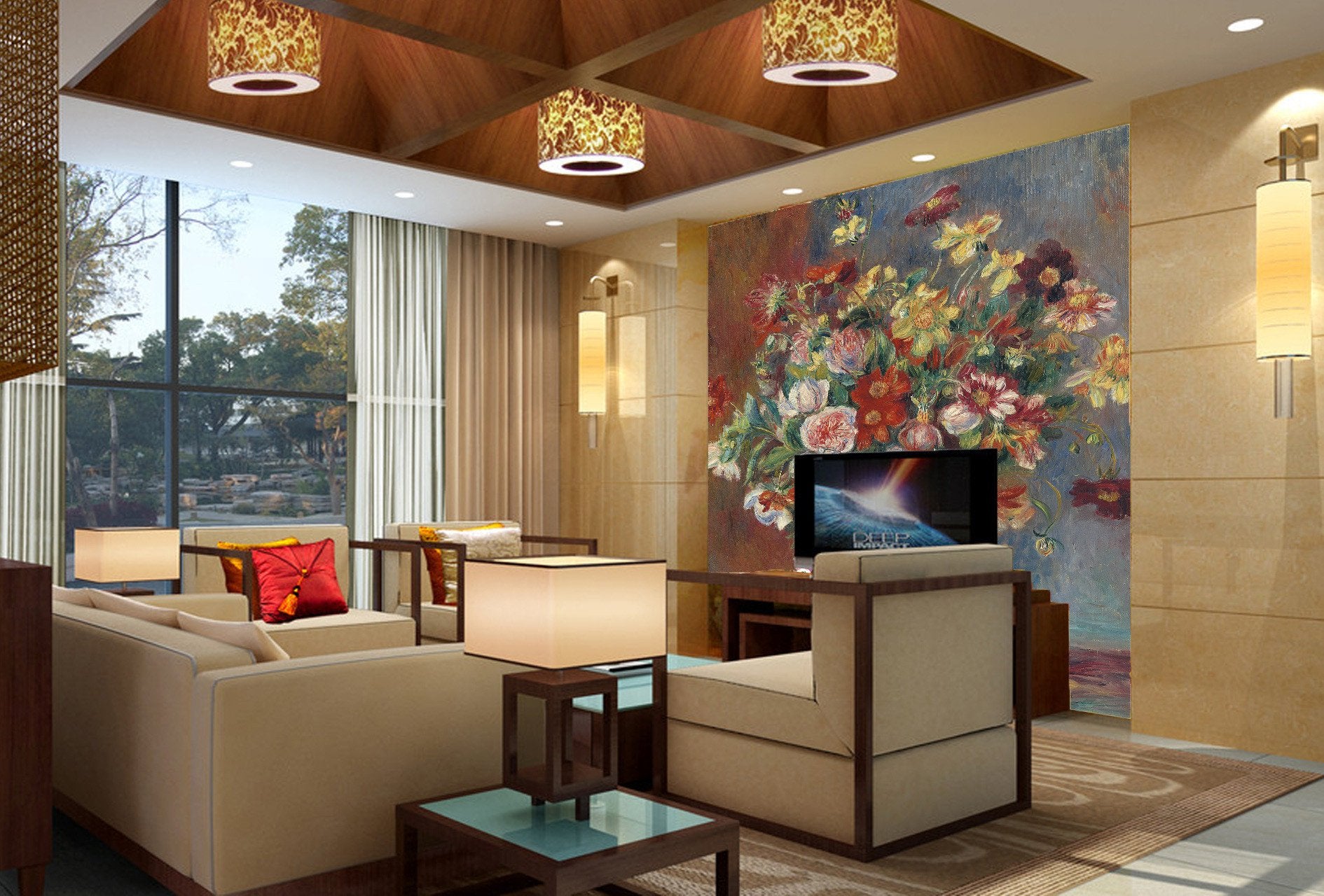 Vase Painting Wallpaper AJ Wallpaper 2