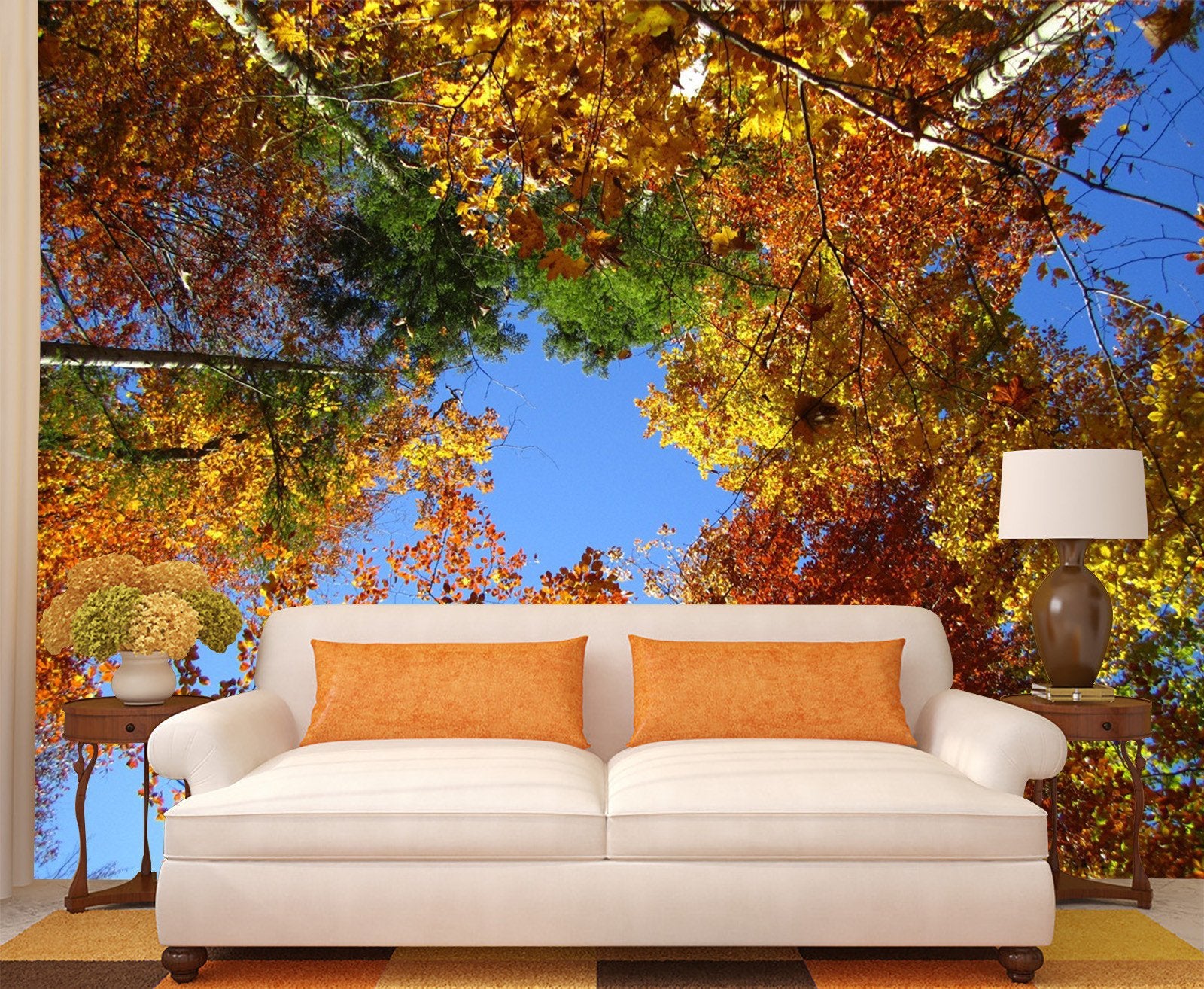 3D Autumn Shrub Tree 72 Wallpaper AJ Wallpaper