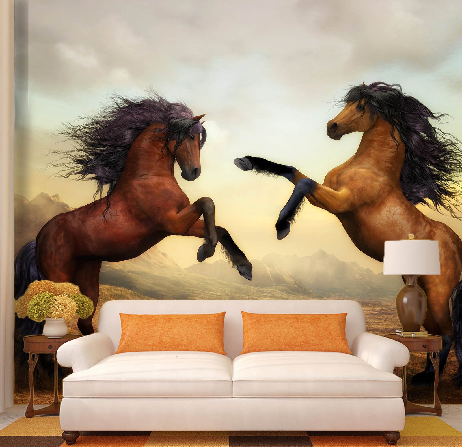 Standing Up Horses Wallpaper AJ Wallpaper