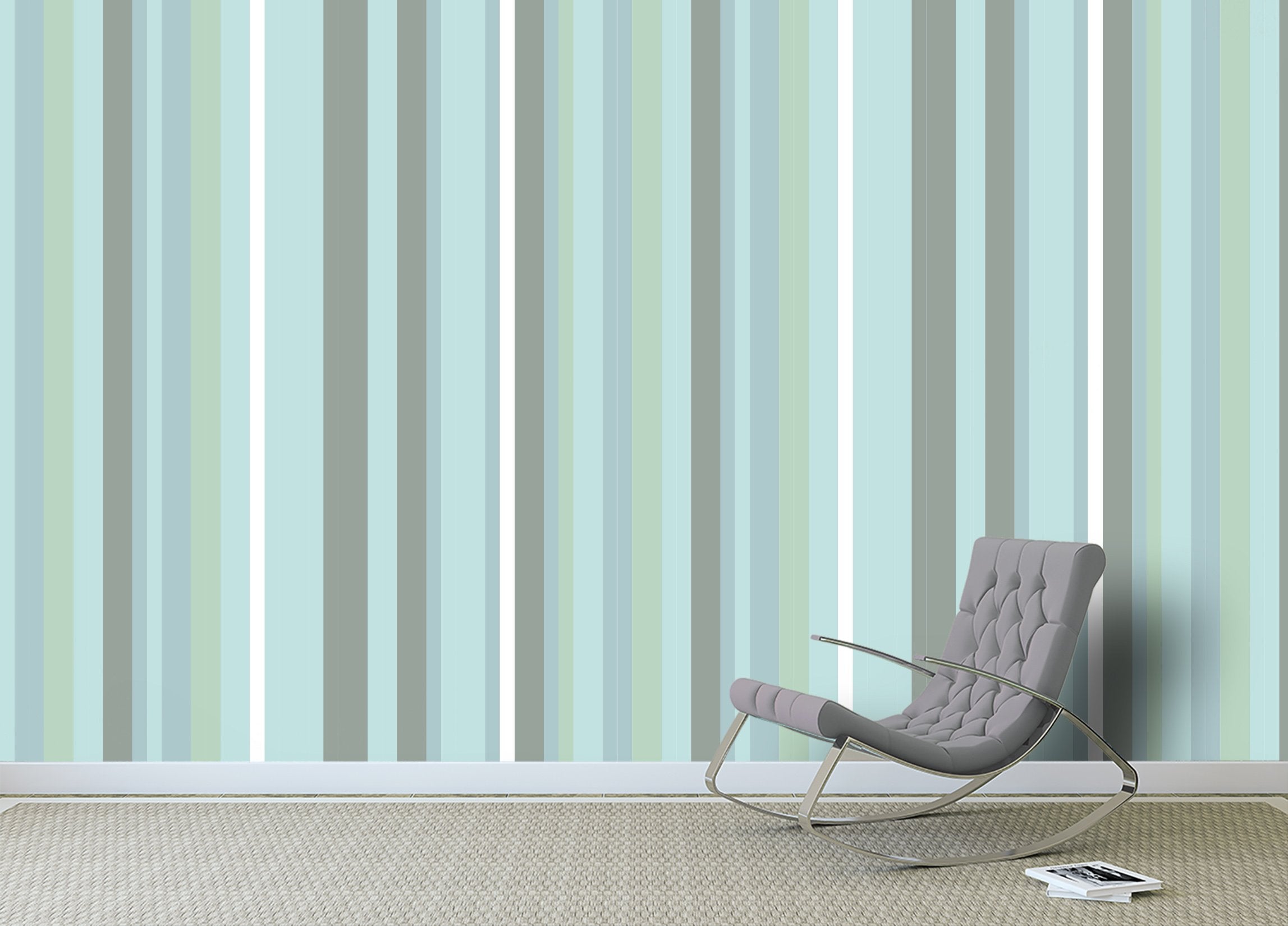 3D Vertical Stripes 006 Wallpaper AJ Wallpaper