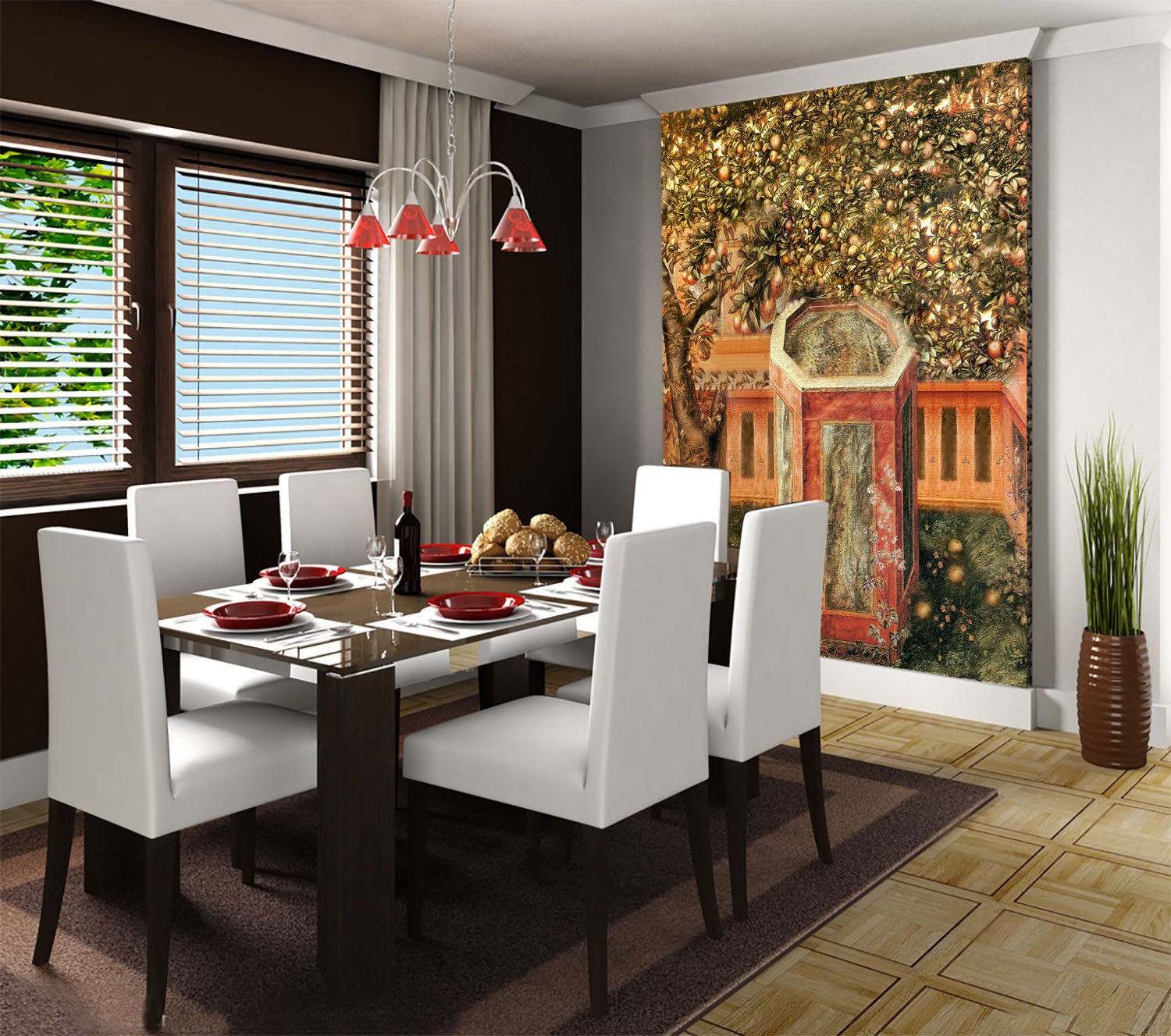 Fruit Tree Wallpaper AJ Wallpaper