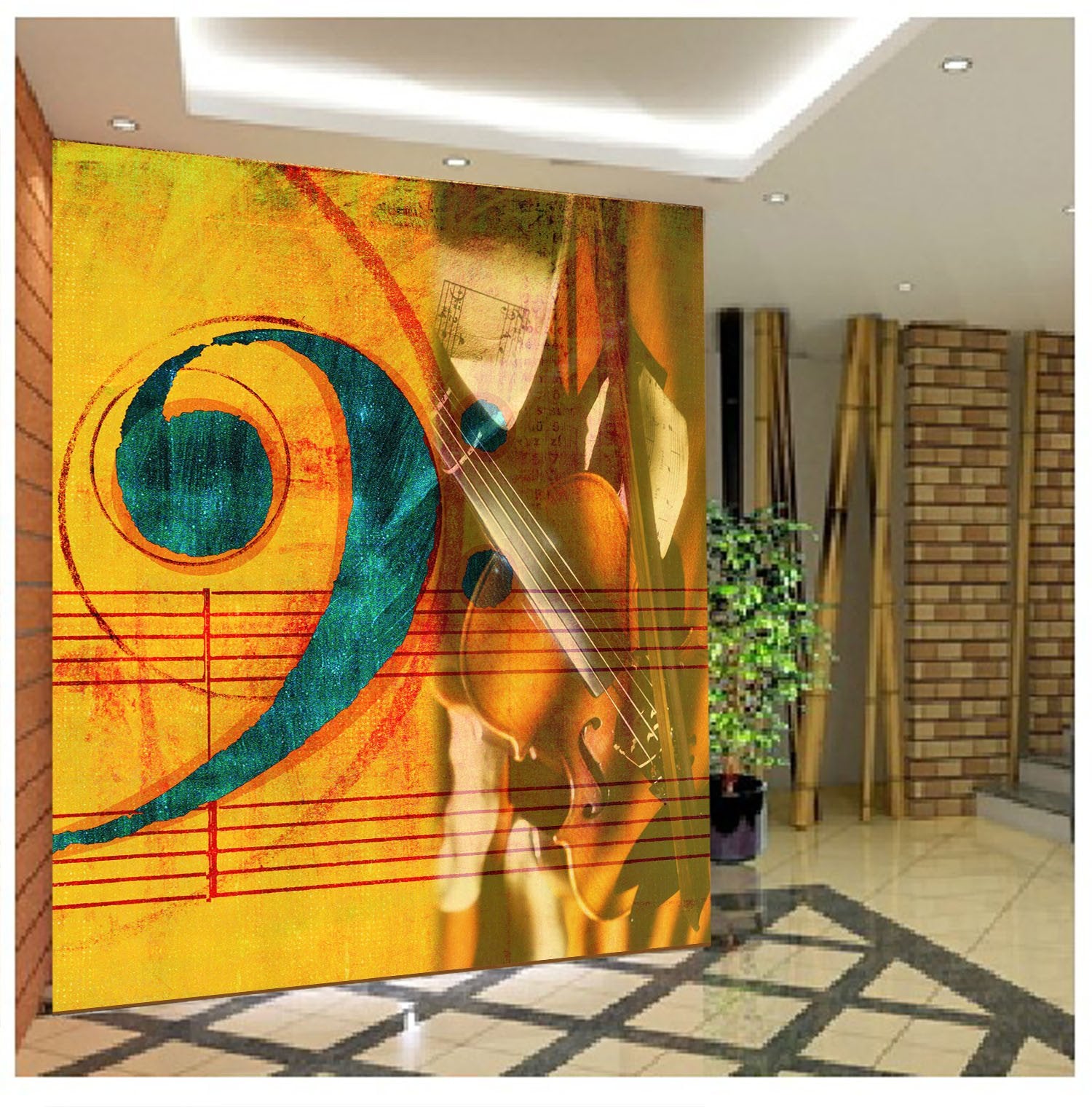 Violin Musical Note Wallpaper AJ Wallpaper