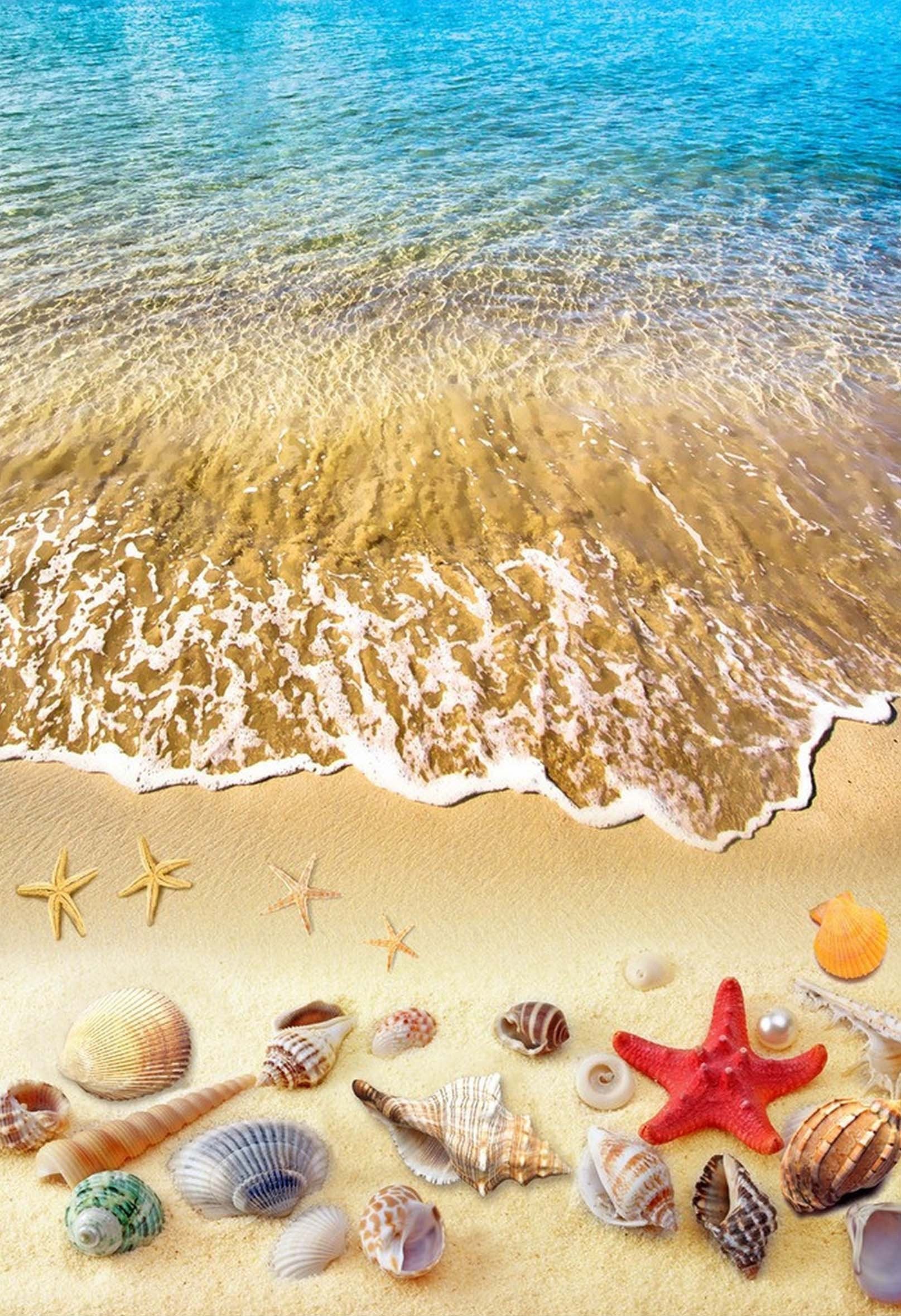 3D Pretty Sea Beach 422 Stair Risers Wallpaper AJ Wallpaper