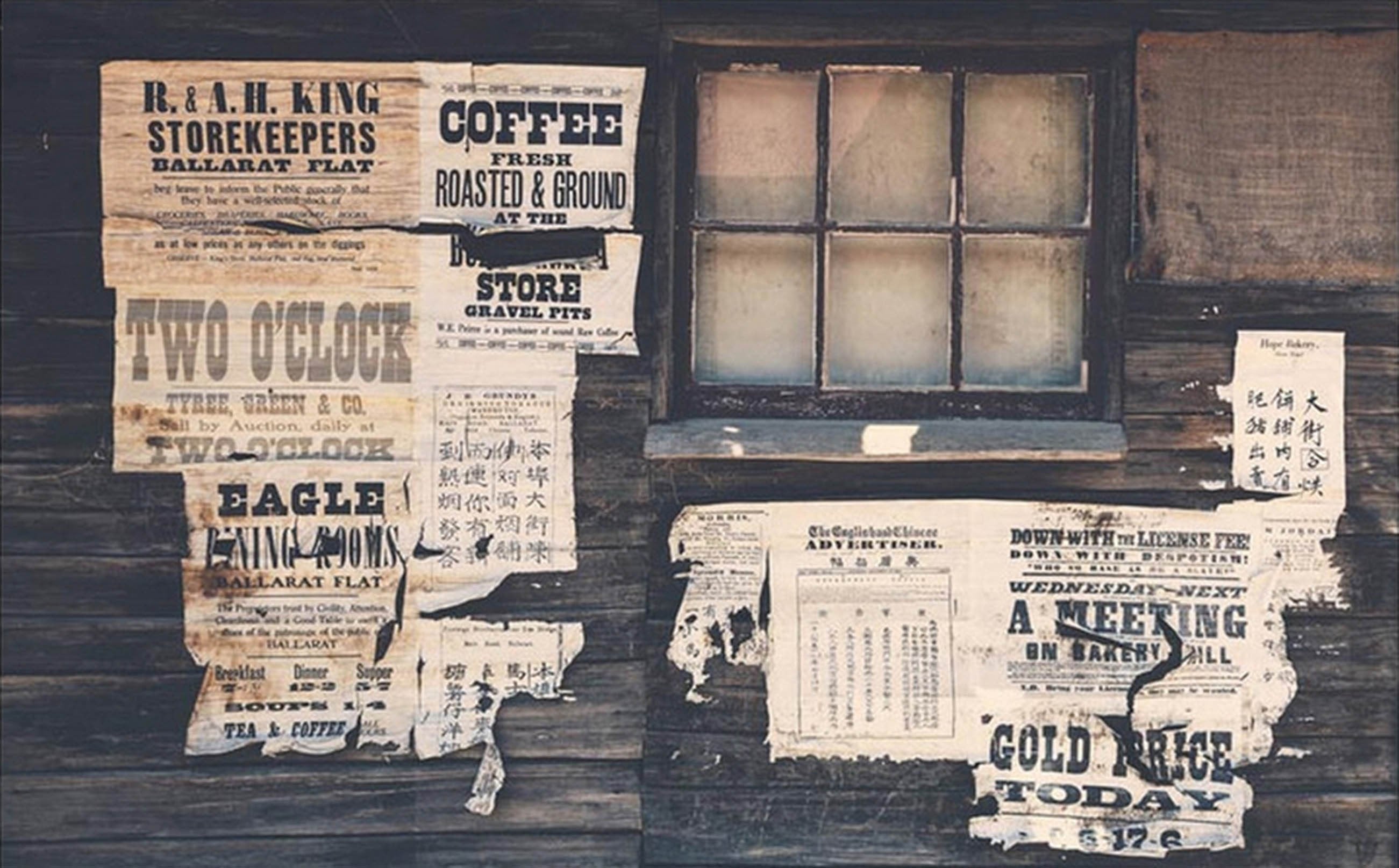 3D Wood Boards Newspaper 53 Garage Door Mural Wallpaper AJ Wallpaper