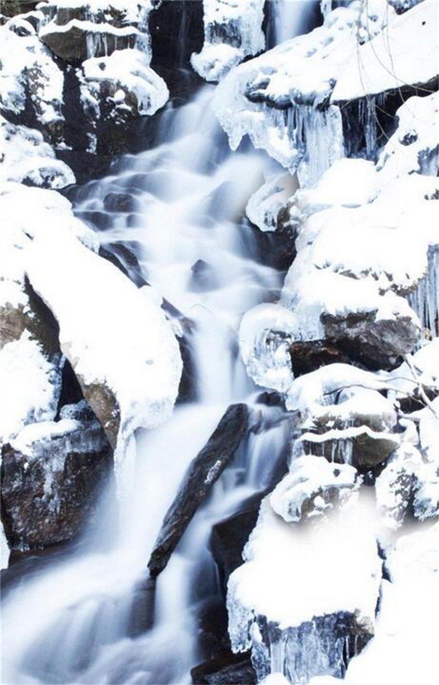 3D River Snow Scenery 586 Stair Risers Wallpaper AJ Wallpaper