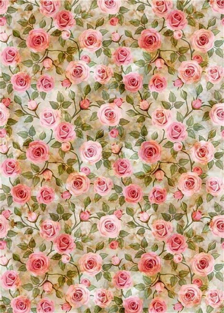 3D Flowers Branches 785 Stair Risers Wallpaper AJ Wallpaper