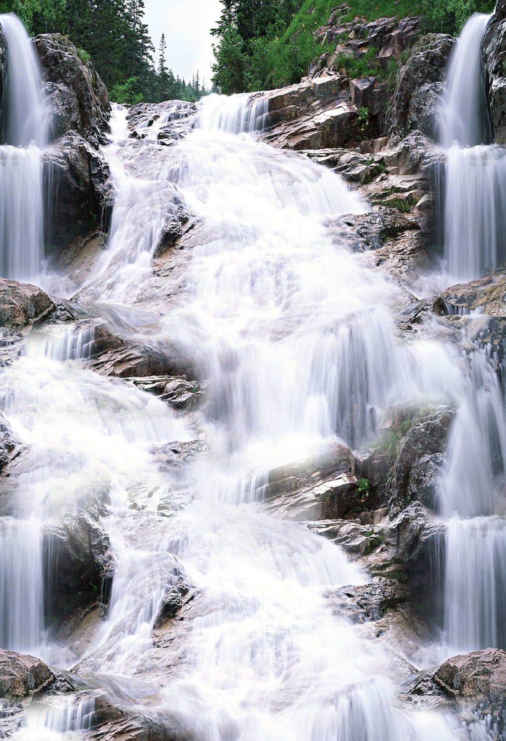 3D Rugged Stream 584 Stair Risers Wallpaper AJ Wallpaper