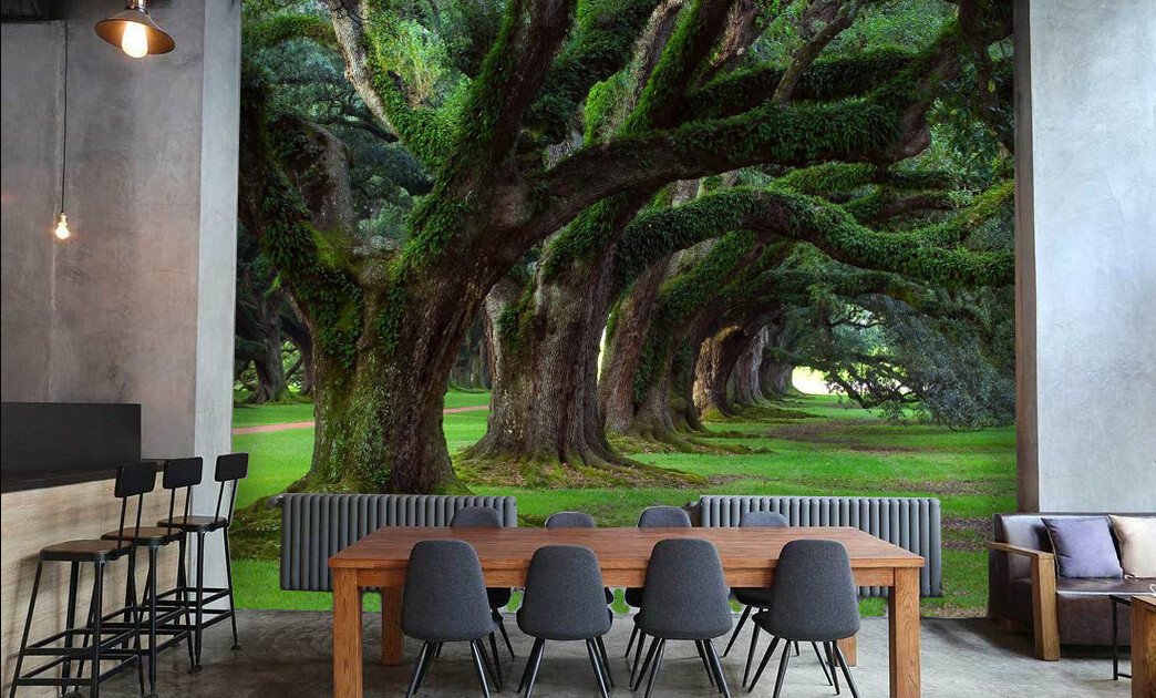 Giant Green Trees 772 Wallpaper AJ Wallpaper 1