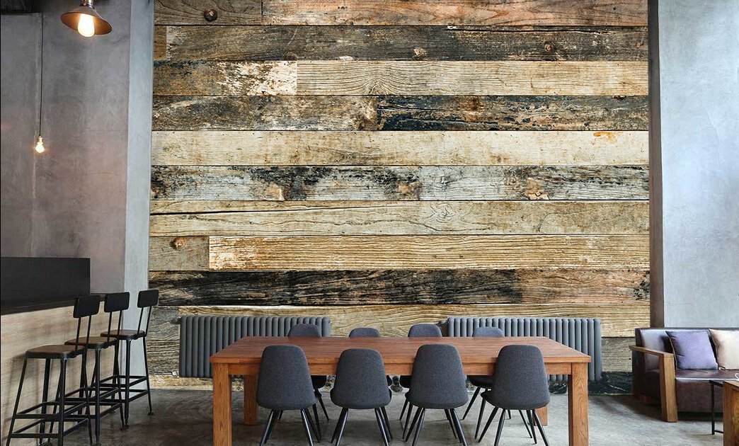 3D Wood Strips 011 Wallpaper AJ Wallpaper