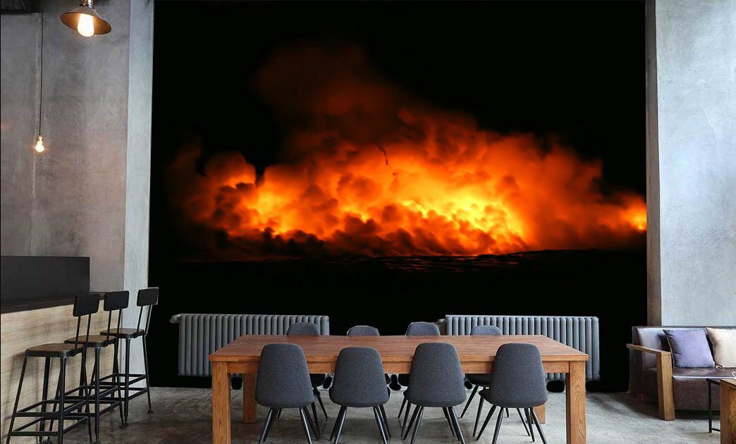 Volcanic Eruption Wallpaper AJ Wallpaper