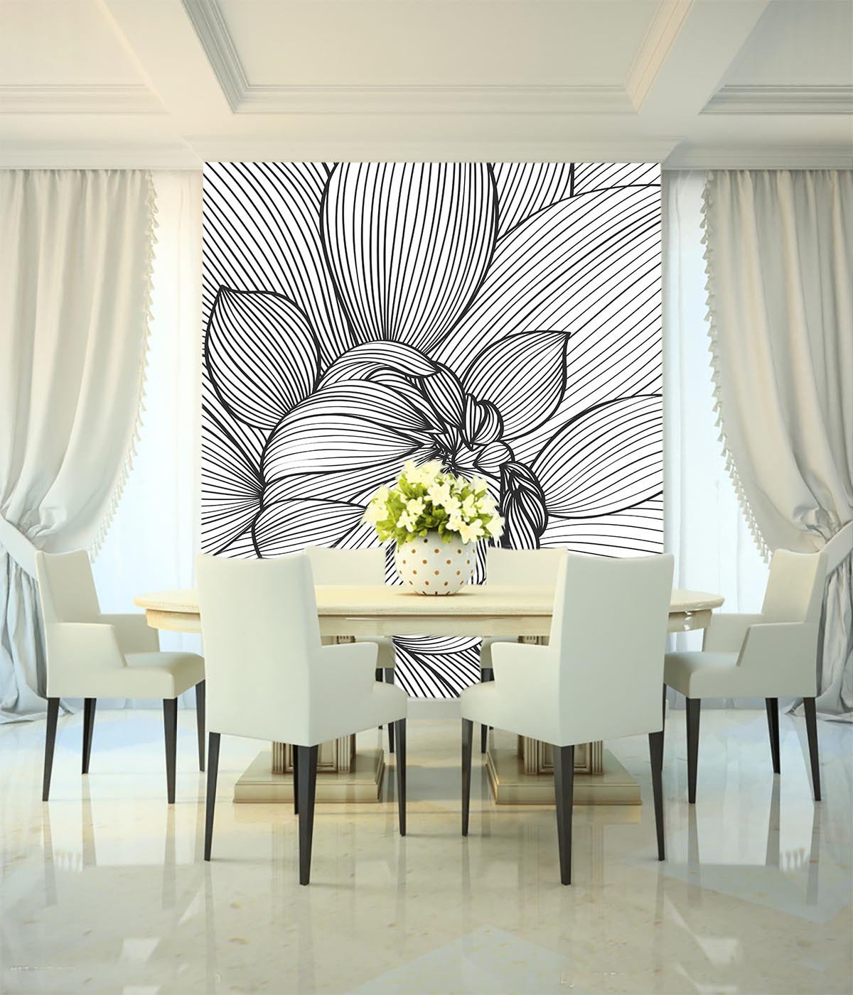 Blooming Flower Wallpaper AJ Wallpaper